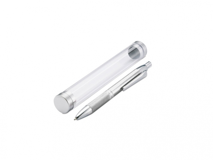 Retractable aluminium ball pen