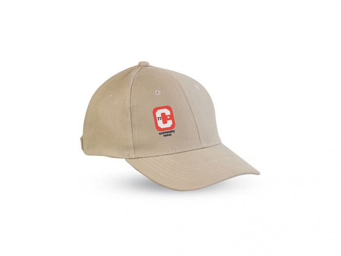 Baseball cap with adjustable rear strap