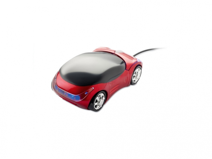 Mouse in car shape