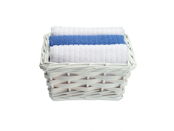 Towels in basket