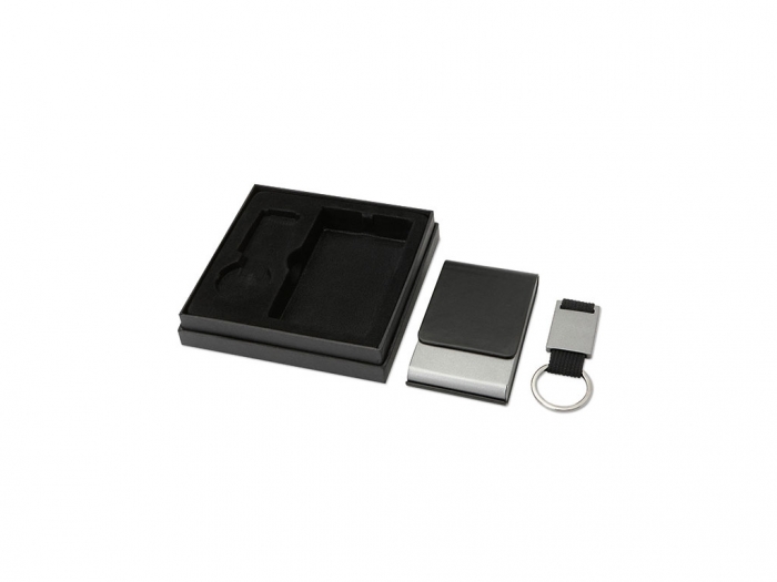 Key ring and card holder set