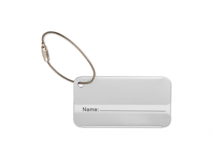 Aluminim luggage tag