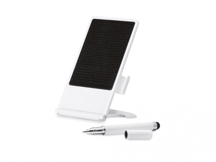 Smartphone stand, stylus pen