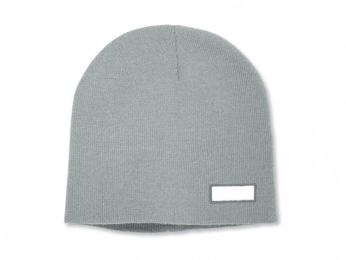 Double layer acrylic knitted beanie cap