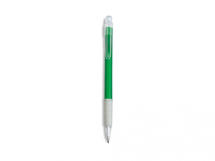 Ball pen with rubber grip