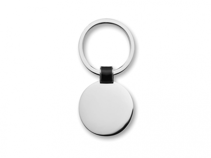 Round shaped metal key ring