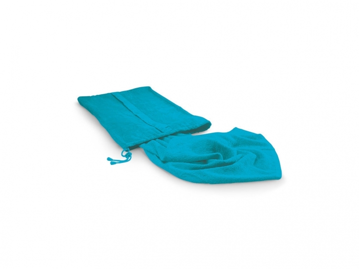 Beach towel with bag