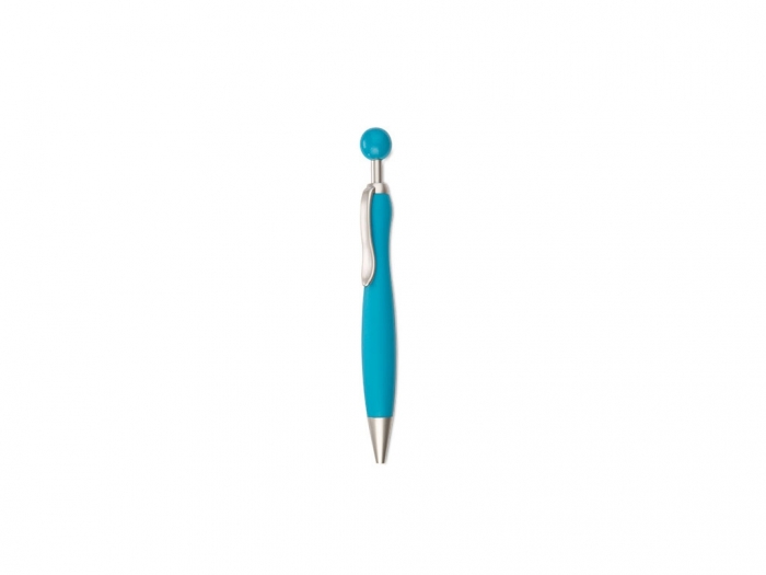 Plastic push type ball pen