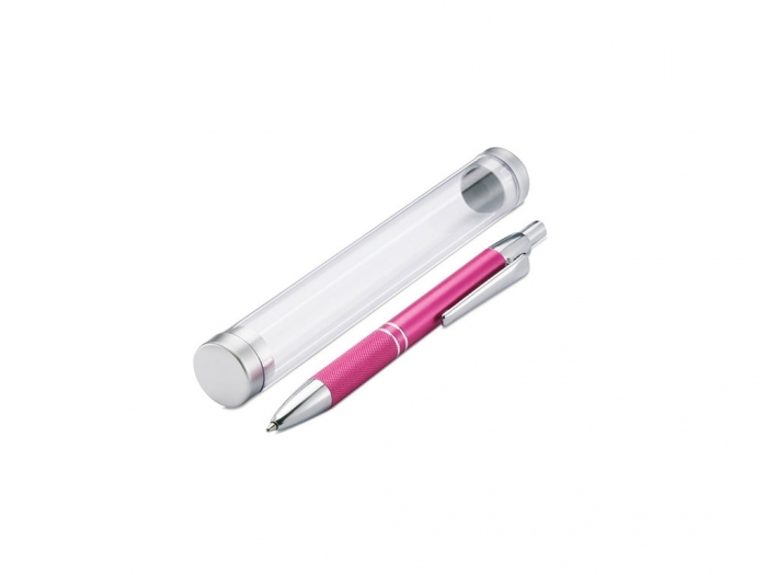 Retractable aluminium ball pen