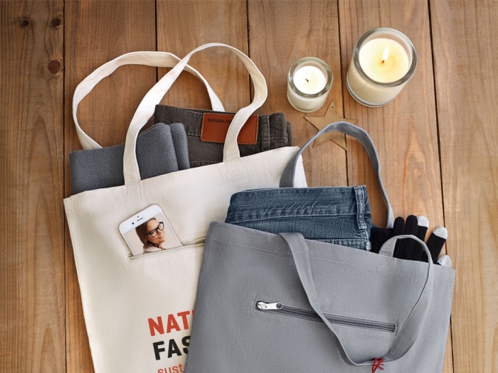 Canvas shopping bag