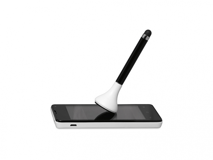 Stylus pen with cleaner & stand