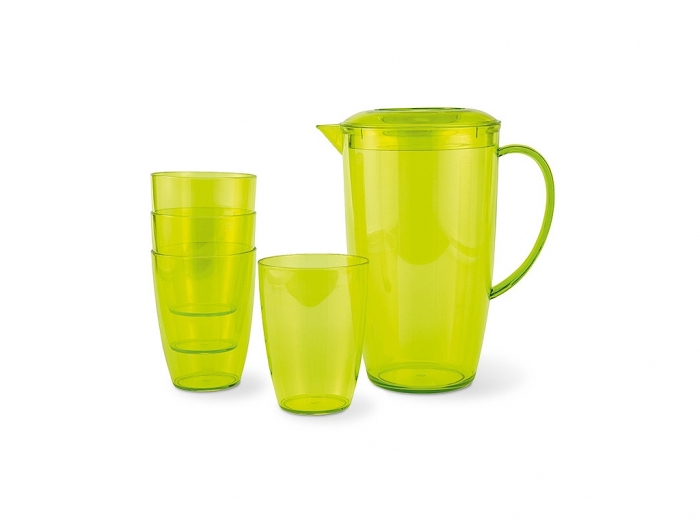 Pitcher with 4 tumblers