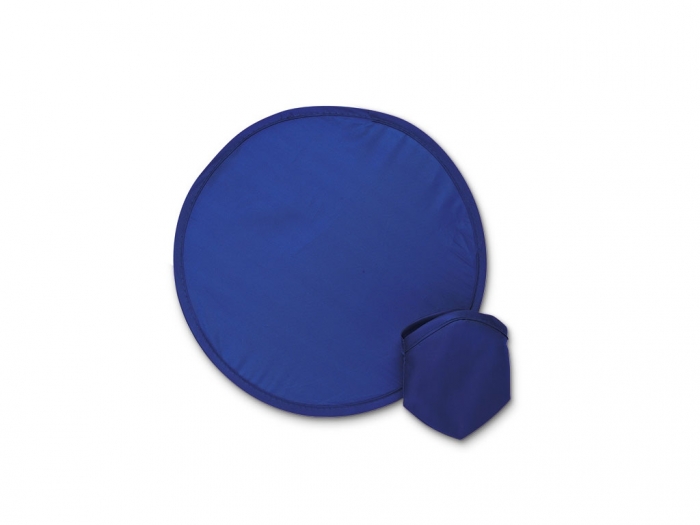 Foldable polyester frisbee