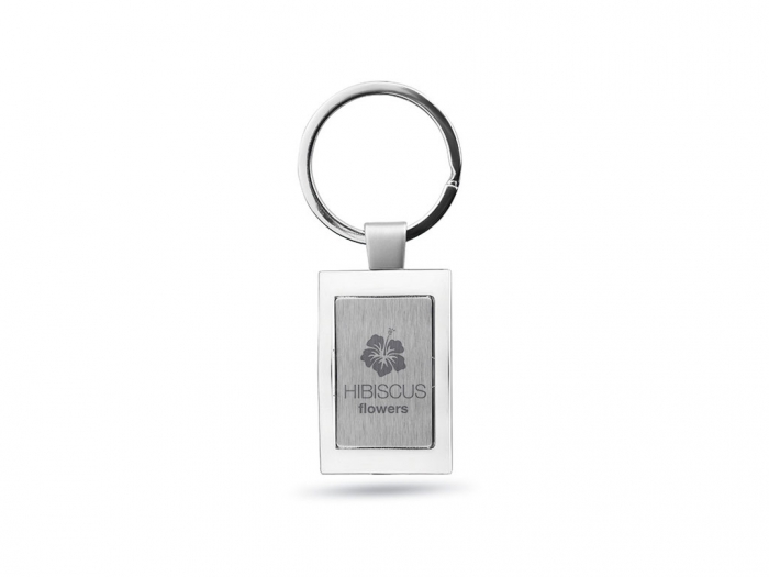 Metal Rectangular Key Ring