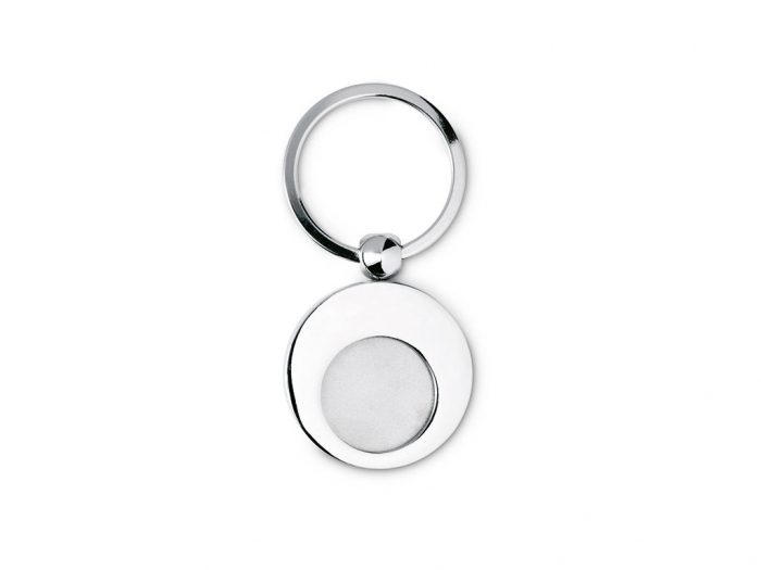 Round Metal Key Chain