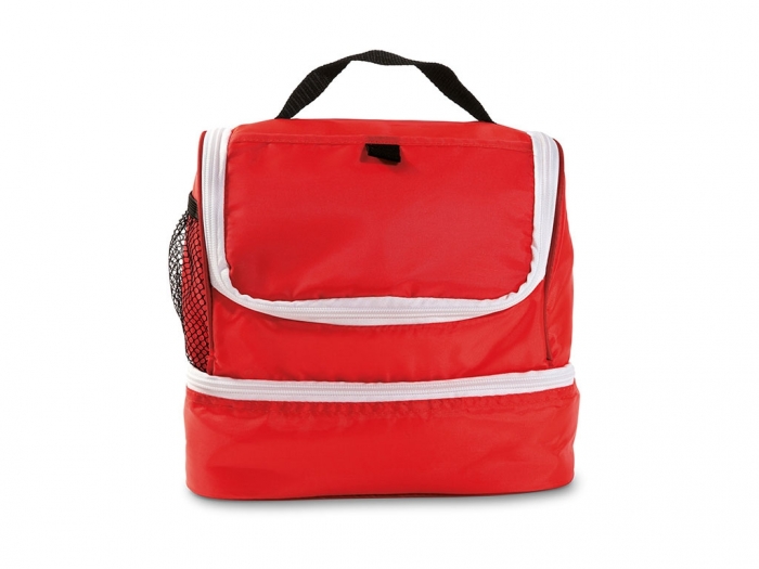 Cooler bag with 2 compartment