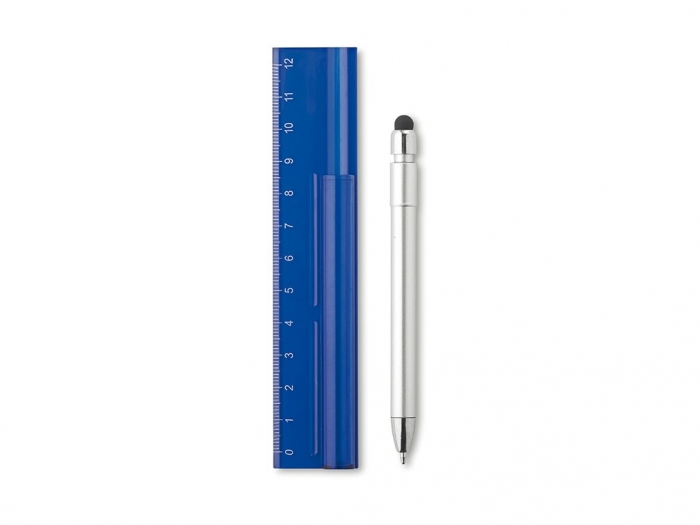 Ruler with stylus