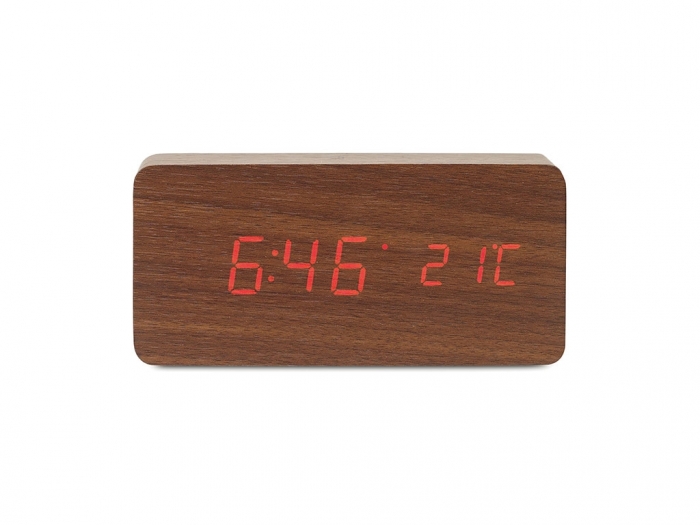 LED time display clock in MDF