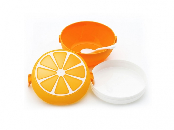 Orange shape lunch box