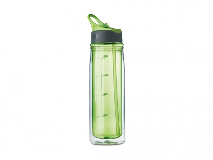 Double wall drinking bottle