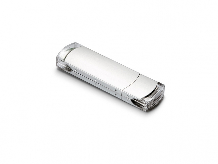 USB Drive in rectangular metal case