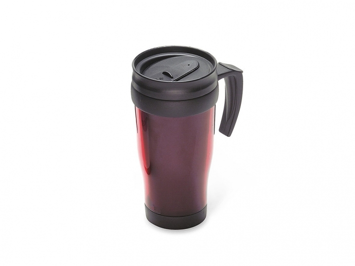 Plastic travel mug