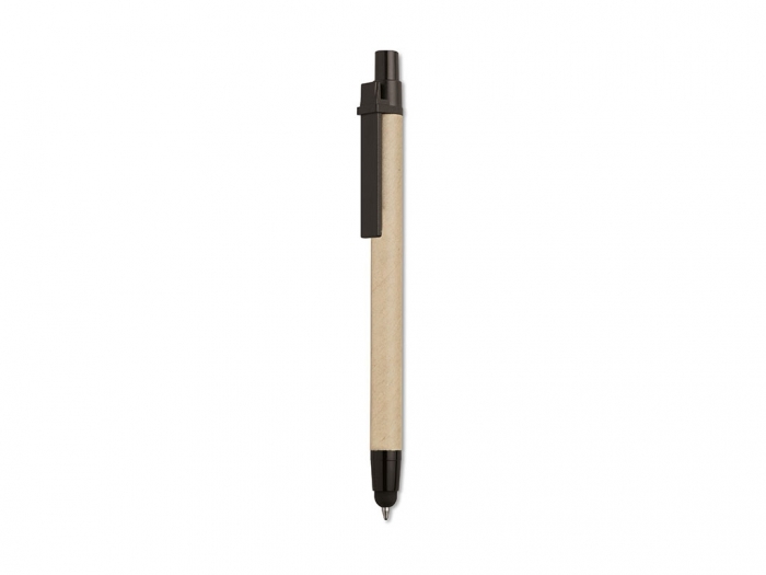 Ball pen made with recycled carton barrel