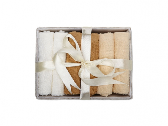 Set of 6 facial towels