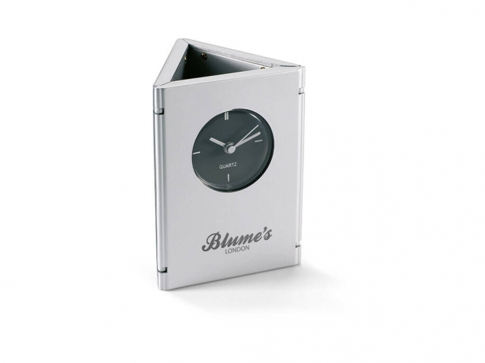 Foldable desk quartz clock