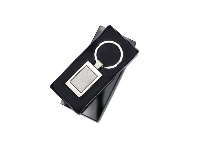 Metal Rectangular Key Ring