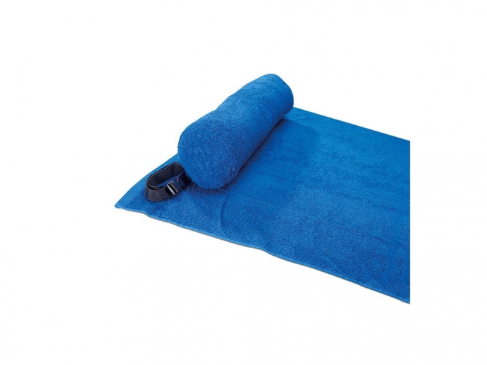 Foldable beach towel with pillow