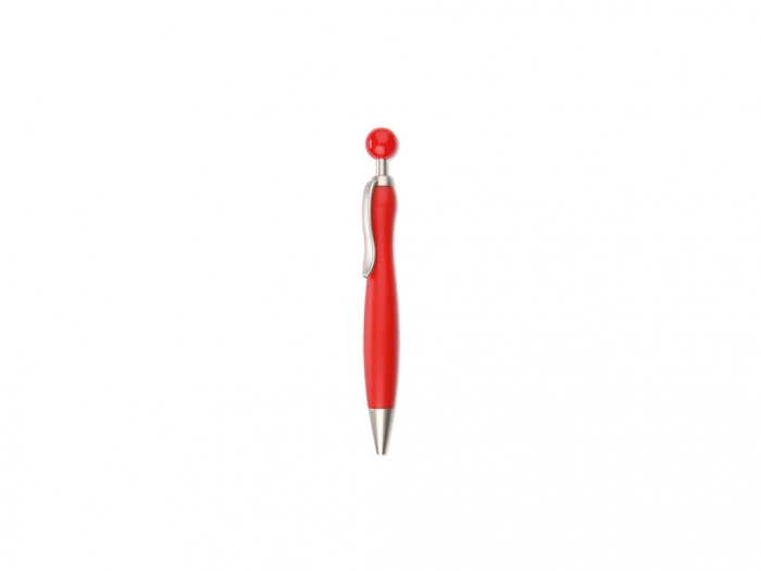 Plastic push type ball pen