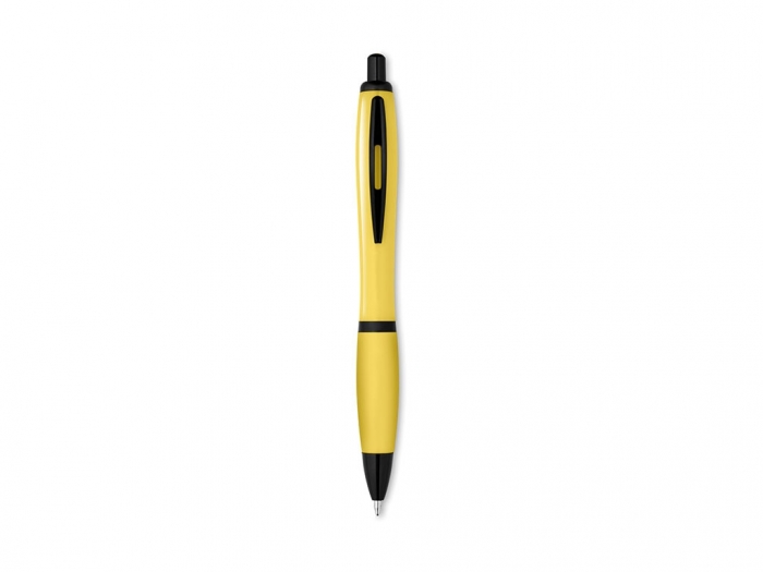 Retractable plastic ball pen