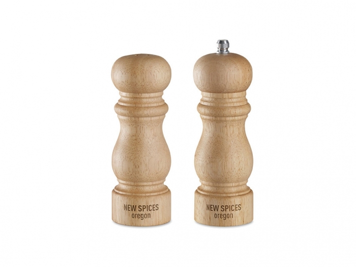 Salt shaker and pepper grinder