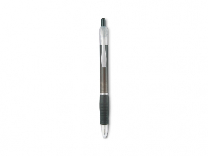 Ball pen with rubber grip