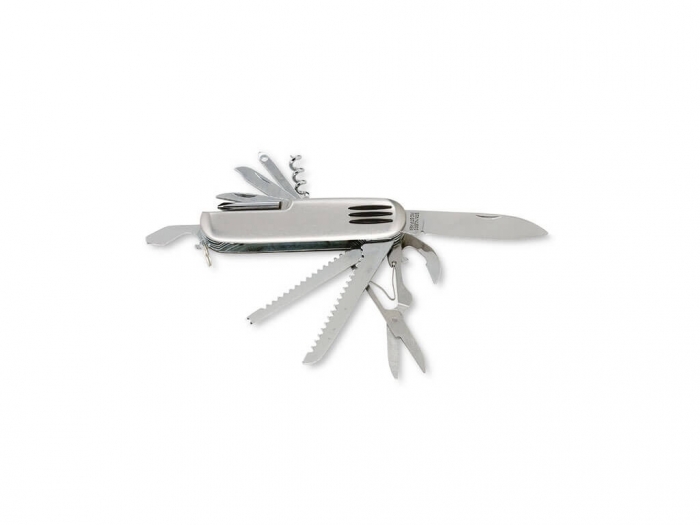 Steel multi-function pocket knife