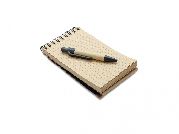 Note book with pen