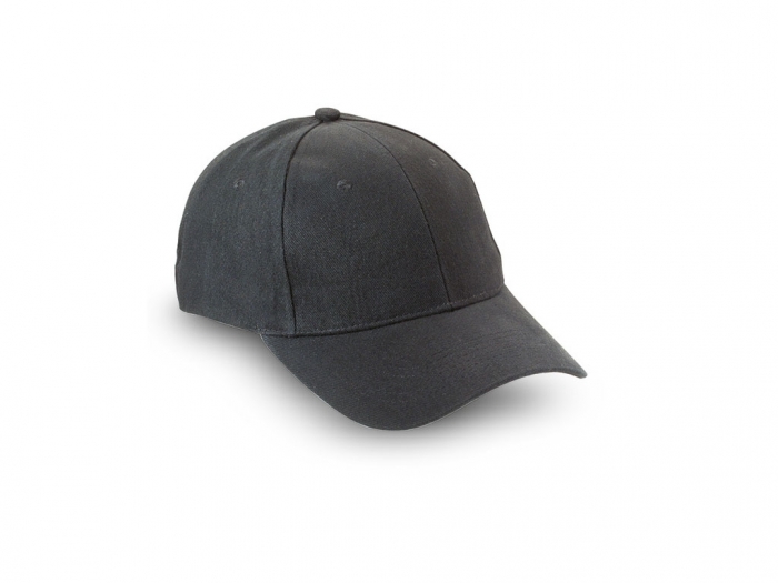 Baseball cap with adjustable rear strap