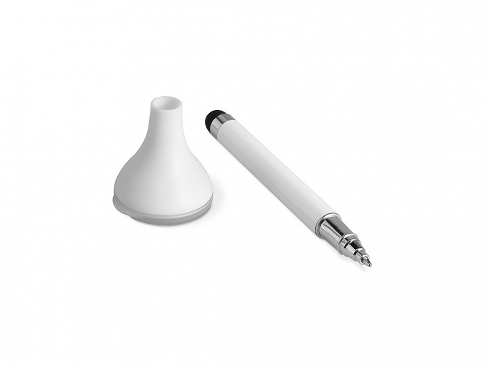 Stylus pen with cleaner & stand