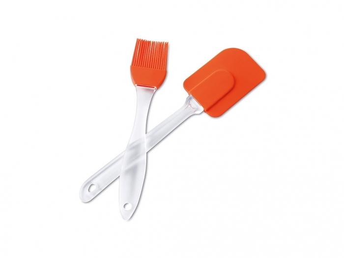 Silicone spatula and brush