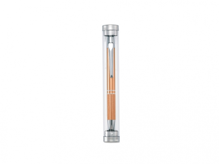 Retractable aluminium ball pen