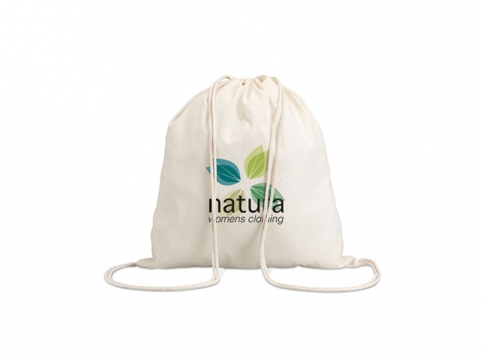 Cotton drawstring bag