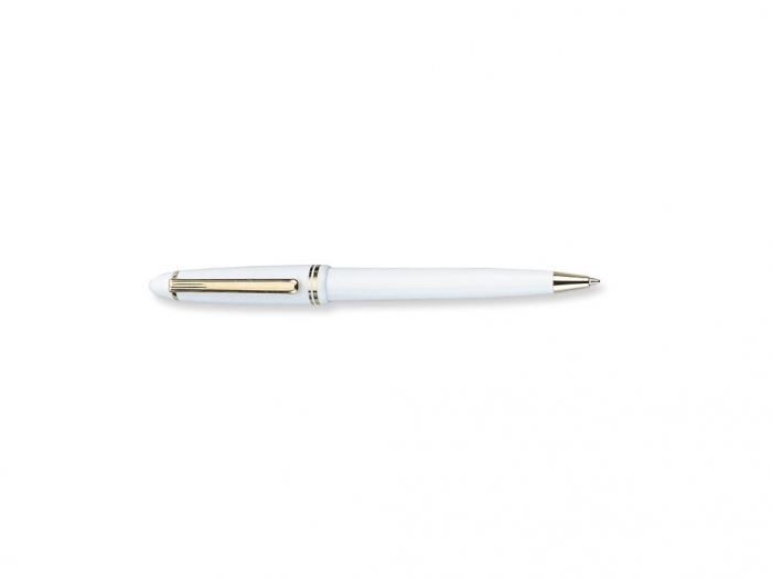 Classic plastic push type ball pen