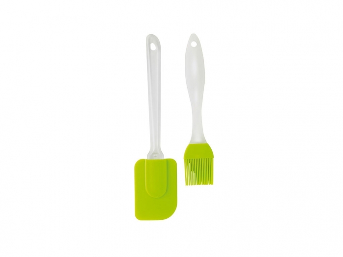 Silicone spatula and brush