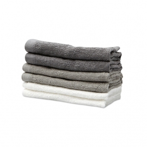 Set of 6 facial towels