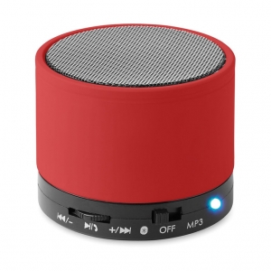 Bluetooth speaker with rubber finish