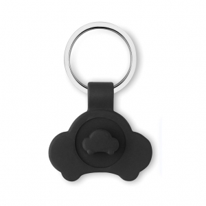 Car shaped key ring with token