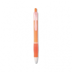 Ball pen with rubber grip