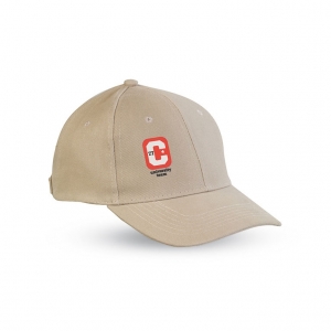 Baseball cap with adjustable rear strap