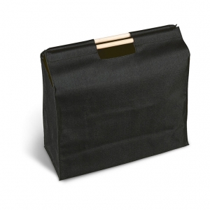 Shopping bag with wooden handles